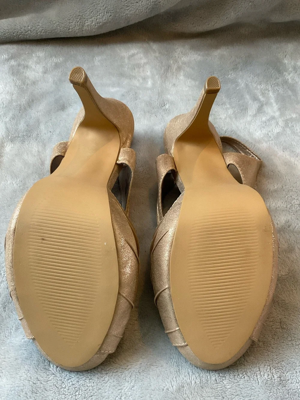 NIB Jellypop Metallic Slingbacks